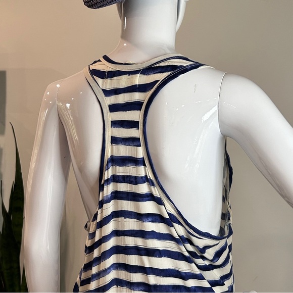 Summer Breeze Striped Viscose Maxi Tank Dress - Picture 11 of 16